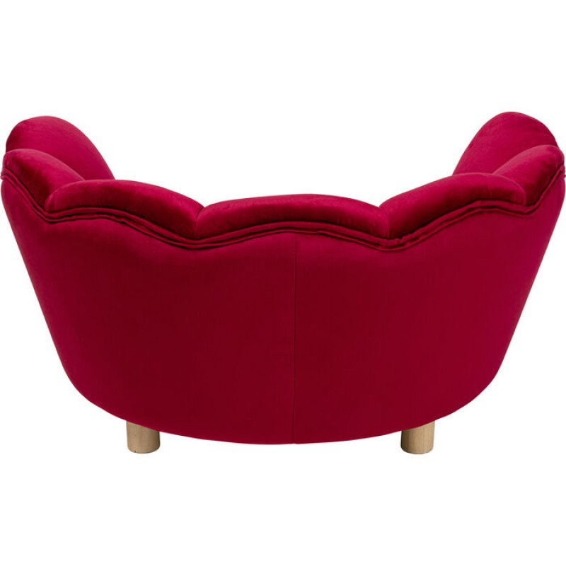 Dog/Cat Bed Water Lily Red